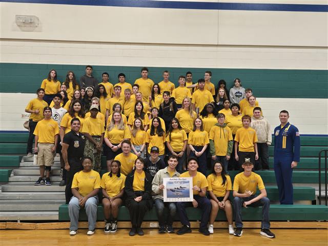 ROTC BLUE ANGELS VISIT 